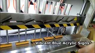 見事な看板用の青いアクリル シート